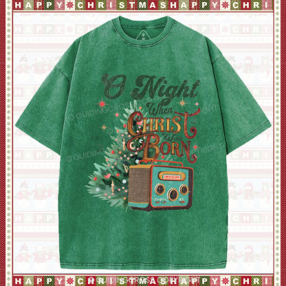 One Night Christian Washed T-Shirt