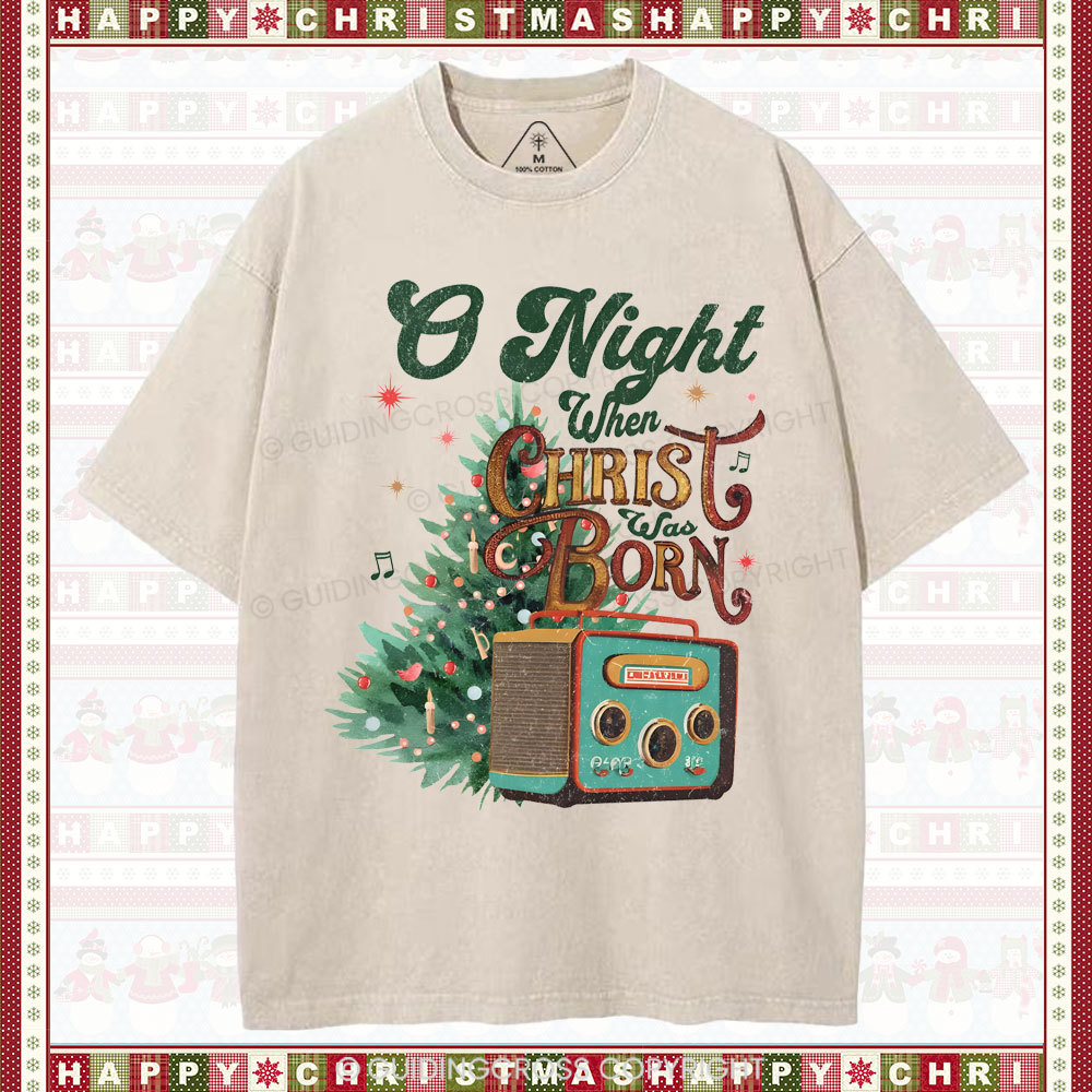 One Night Christian Washed T-Shirt