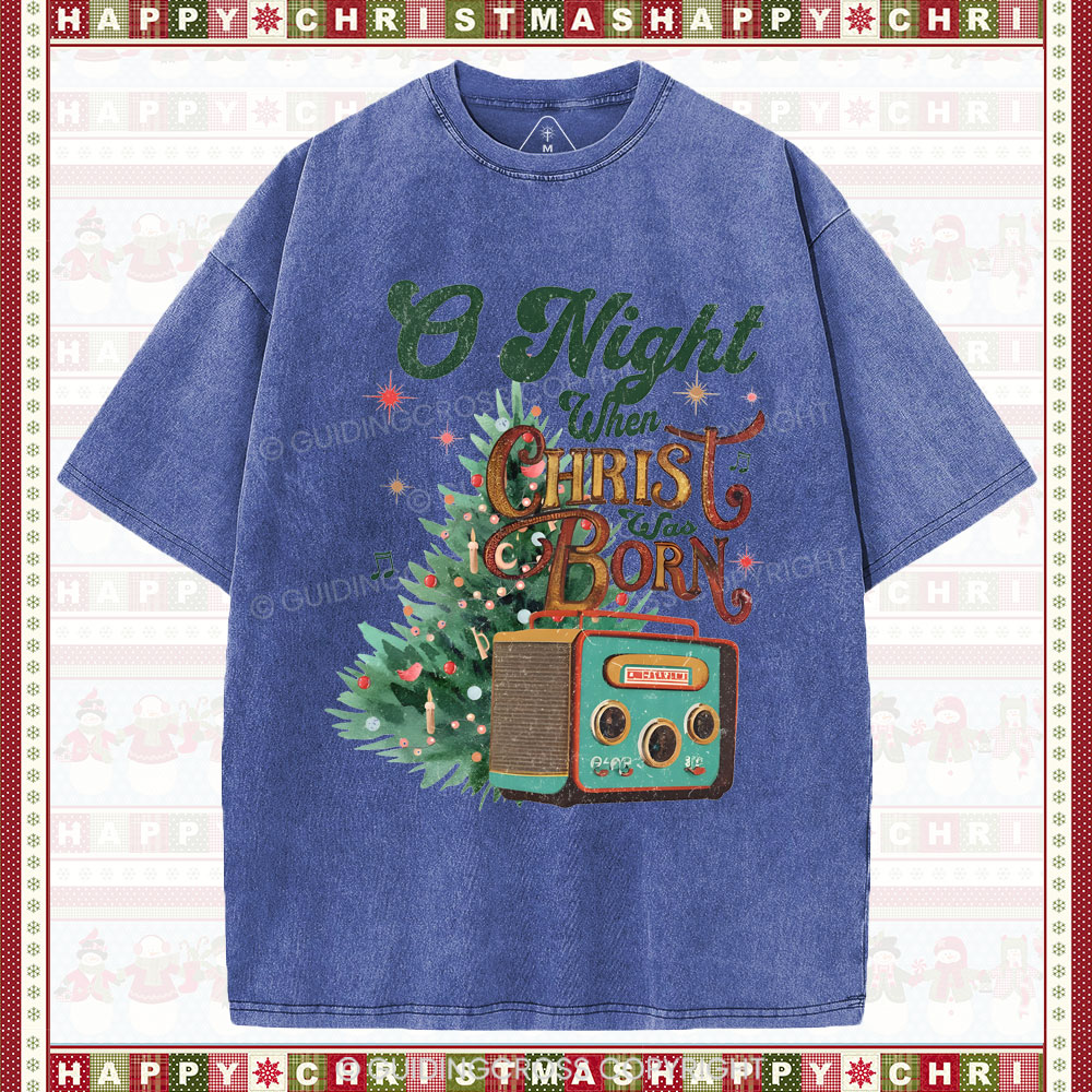 One Night Christian Washed T-Shirt