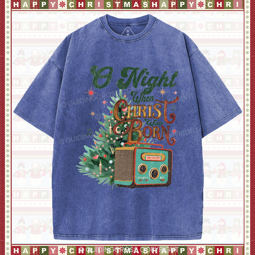 One Night Christian Washed T-Shirt