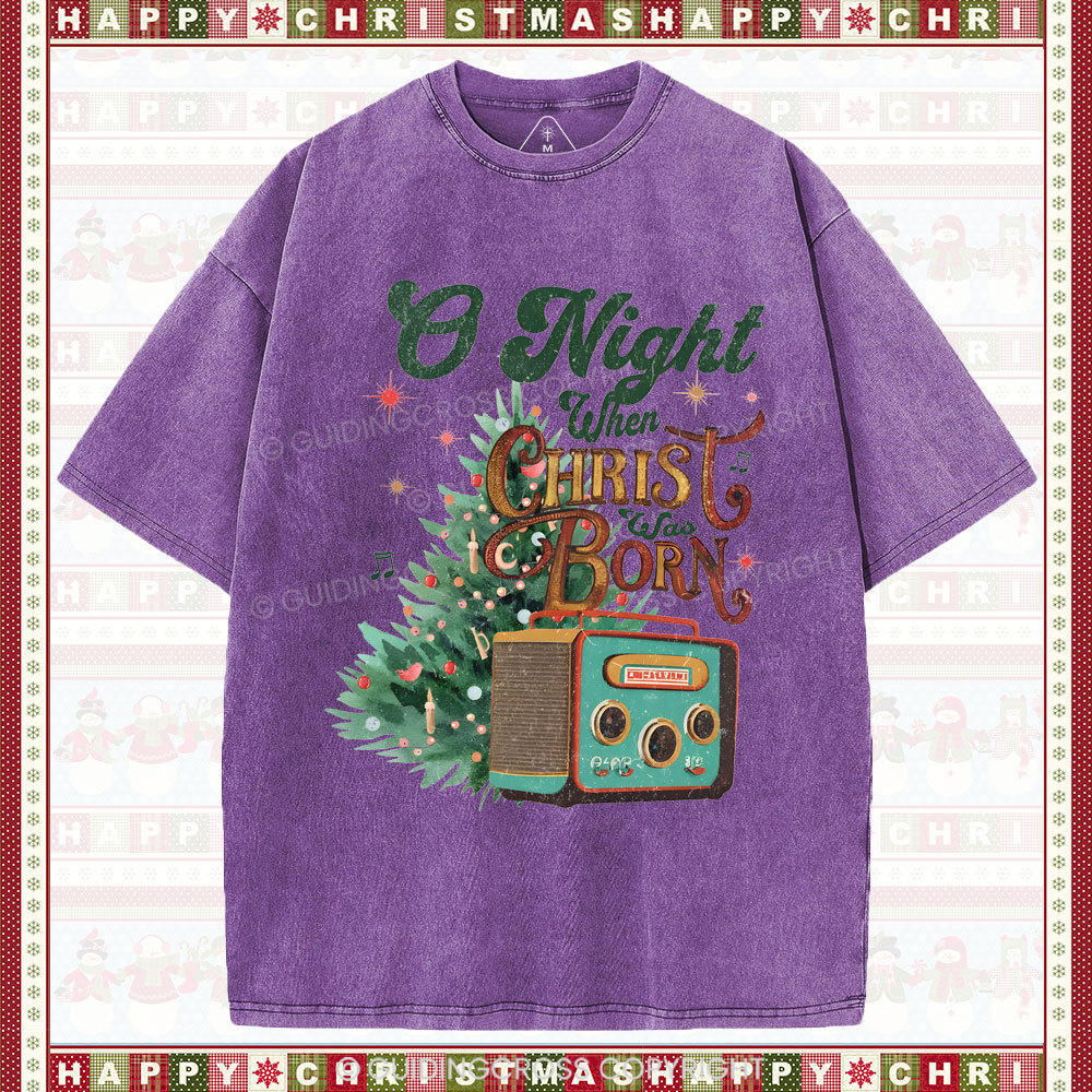 One Night Christian Washed T-Shirt
