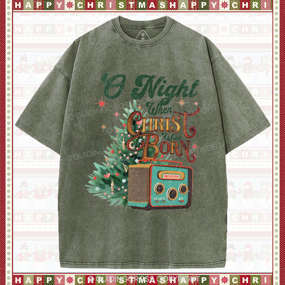 One Night Christian Washed T-Shirt