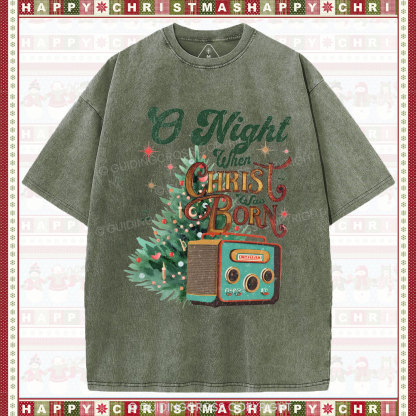 One Night Christian Washed T-Shirt