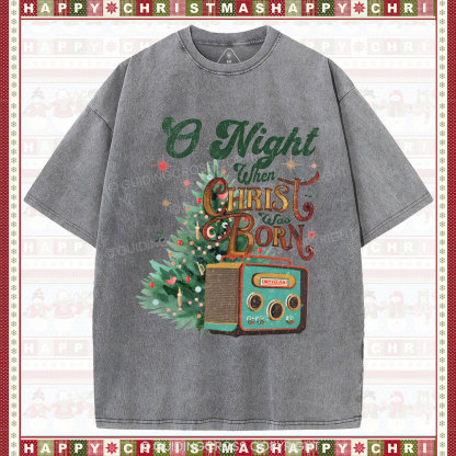 One Night Christian Washed T-Shirt