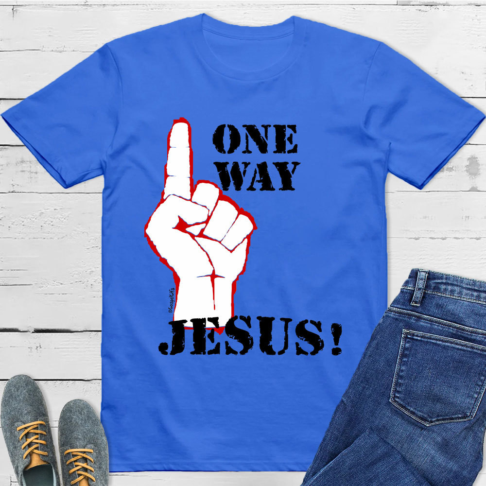 One Way Jesus Christian T-Shirt