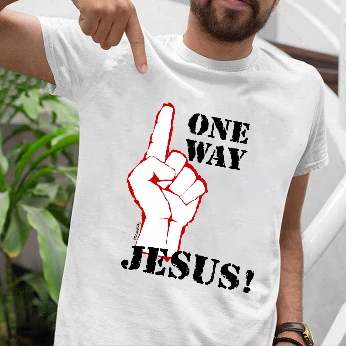 One Way Jesus Christian T-Shirt