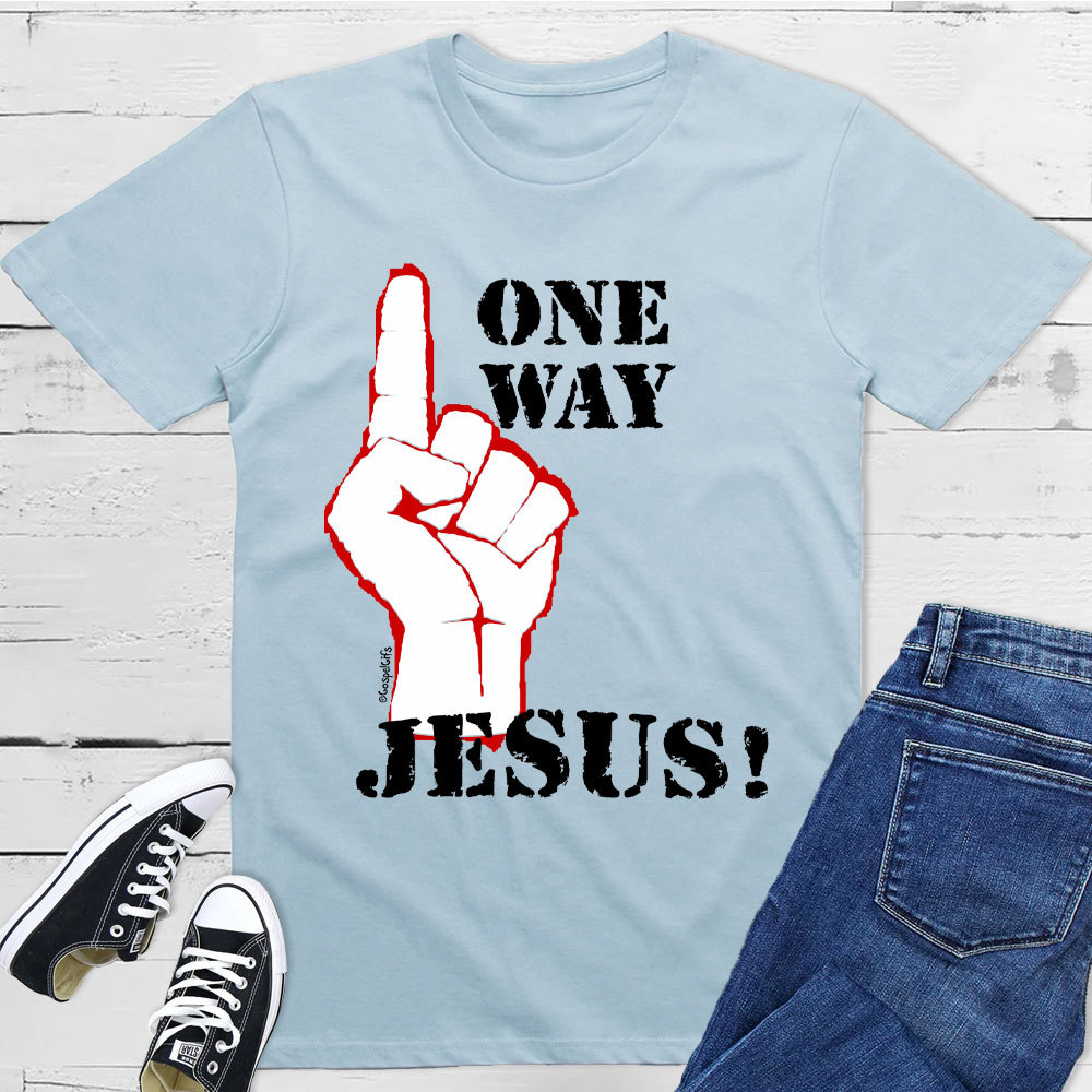 One Way Jesus Christian T-Shirt