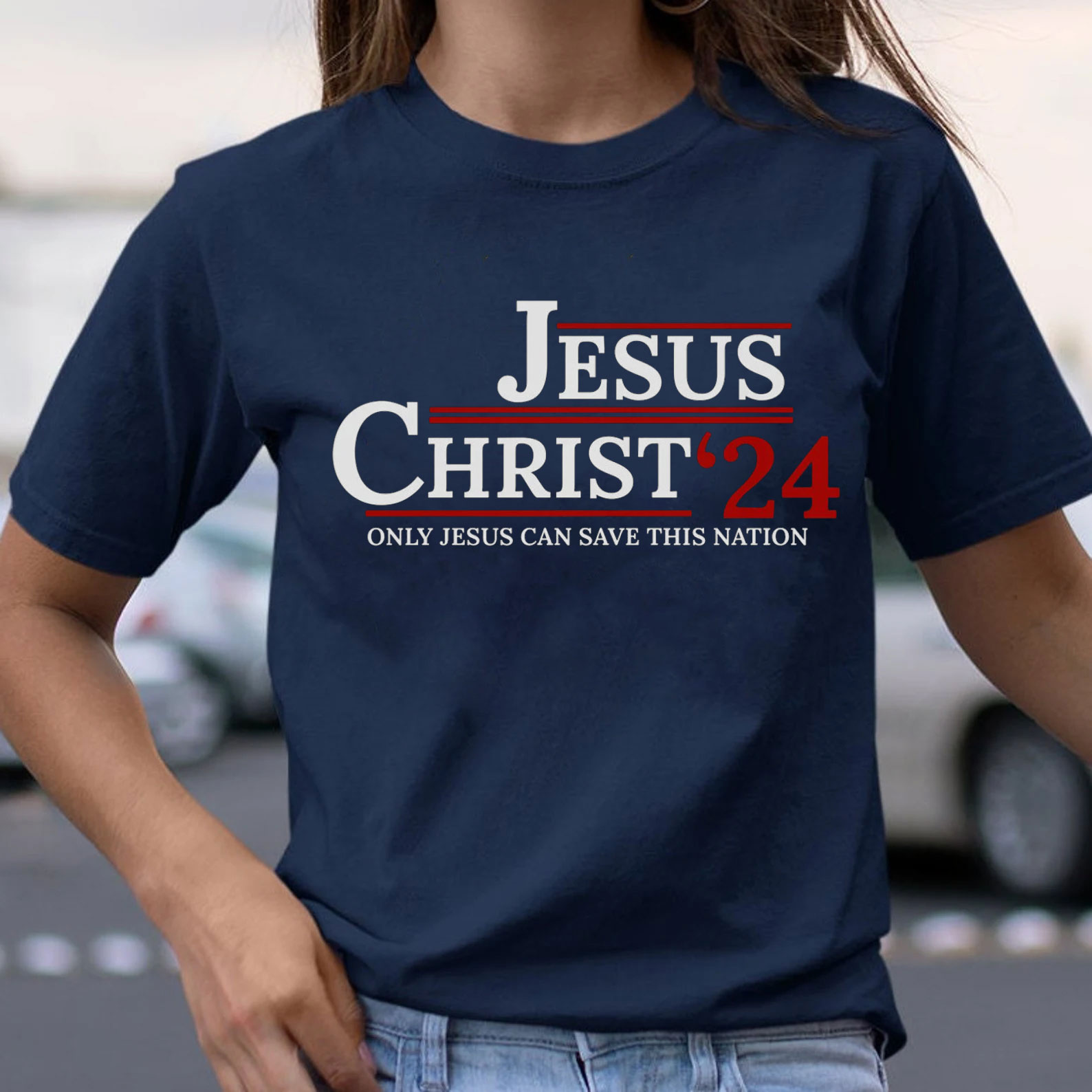 Only Jesus Can Save This Nation Christian T-Shirt