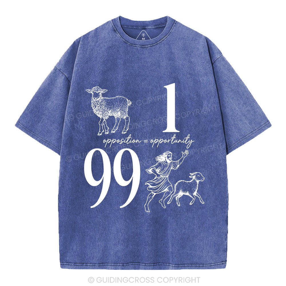 Opposition And Opportunity Christian Washed T-Shirt
