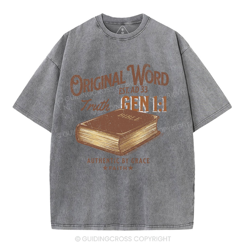 Original Word Truth Christian Washed T-Shirt