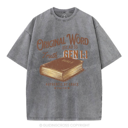 Original Word Truth Christian Washed T-Shirt