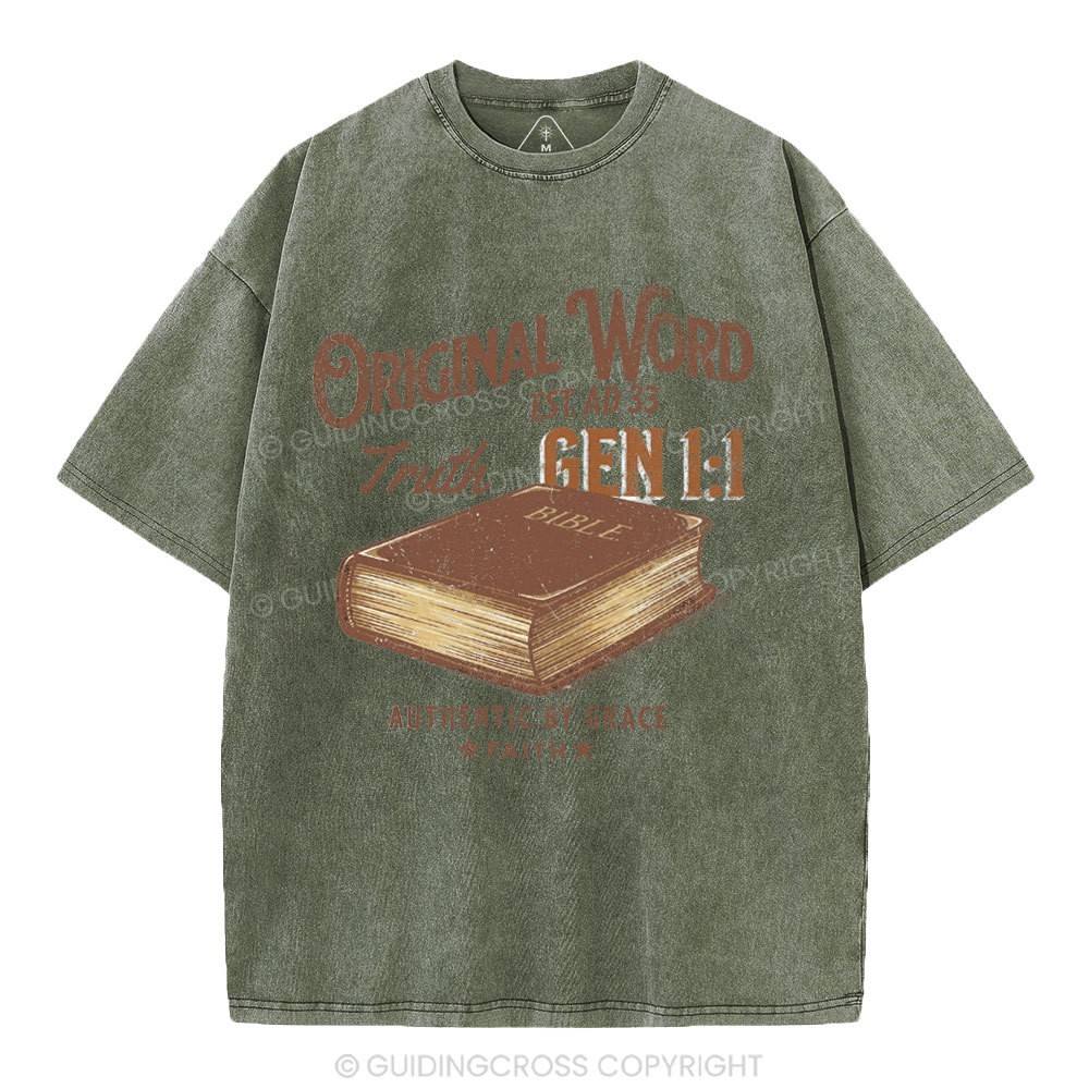 Original Word Truth Christian Washed T-Shirt