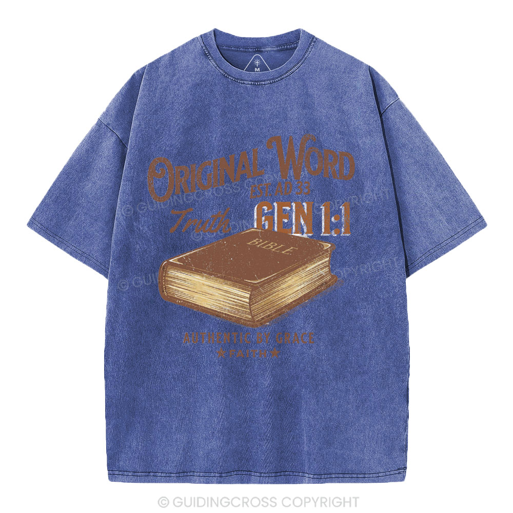 Original Word Truth Christian Washed T-Shirt