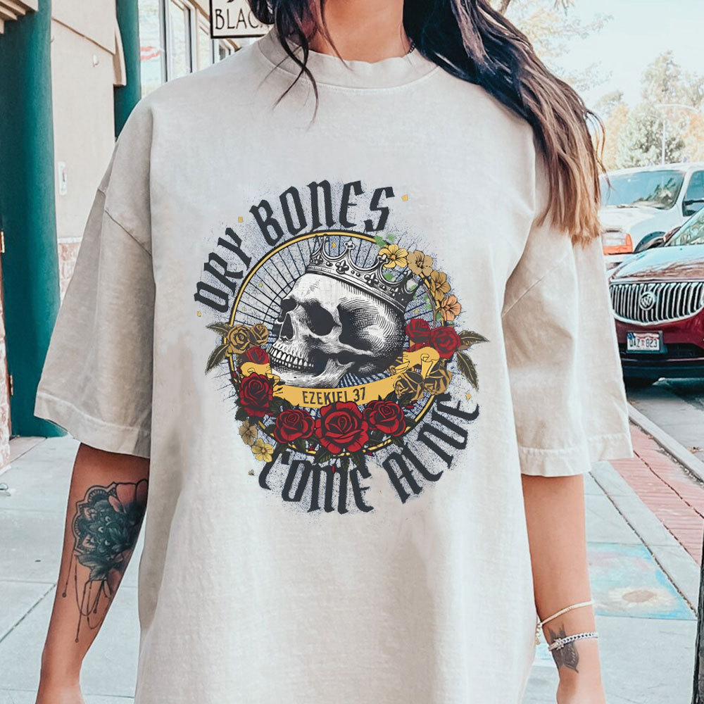 Ory Bones Christian Washed T-Shirt