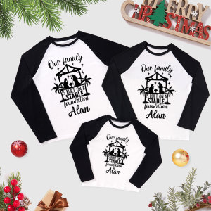 Image of Family Raglan Long Sleeve T-Shirt