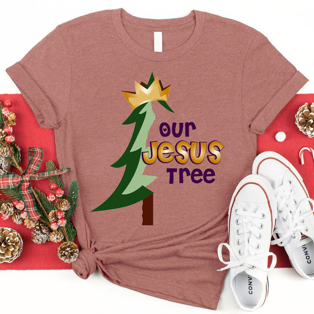 Our Jesus Tree Christian T-Shirt