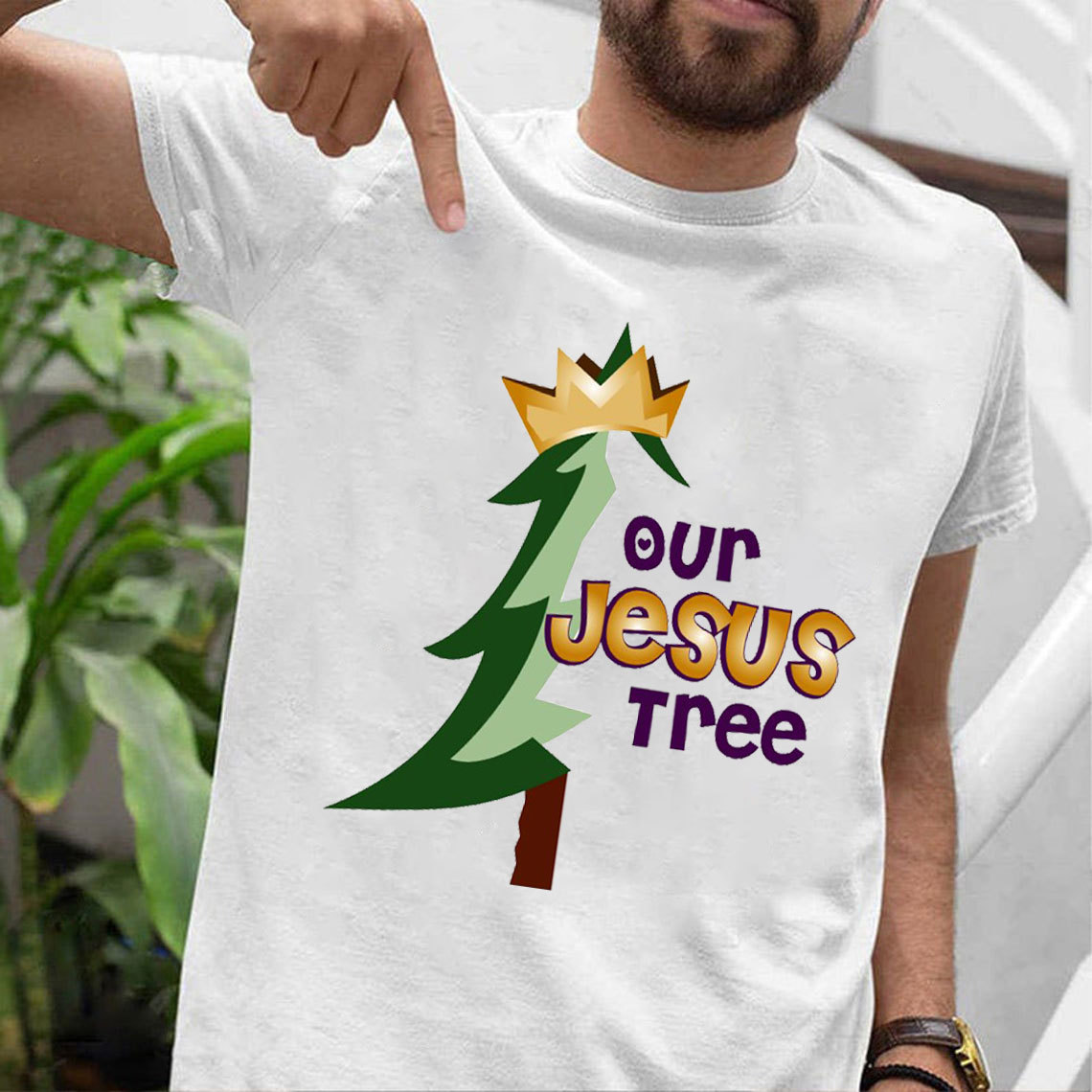 Our Jesus Tree Christian T-Shirt