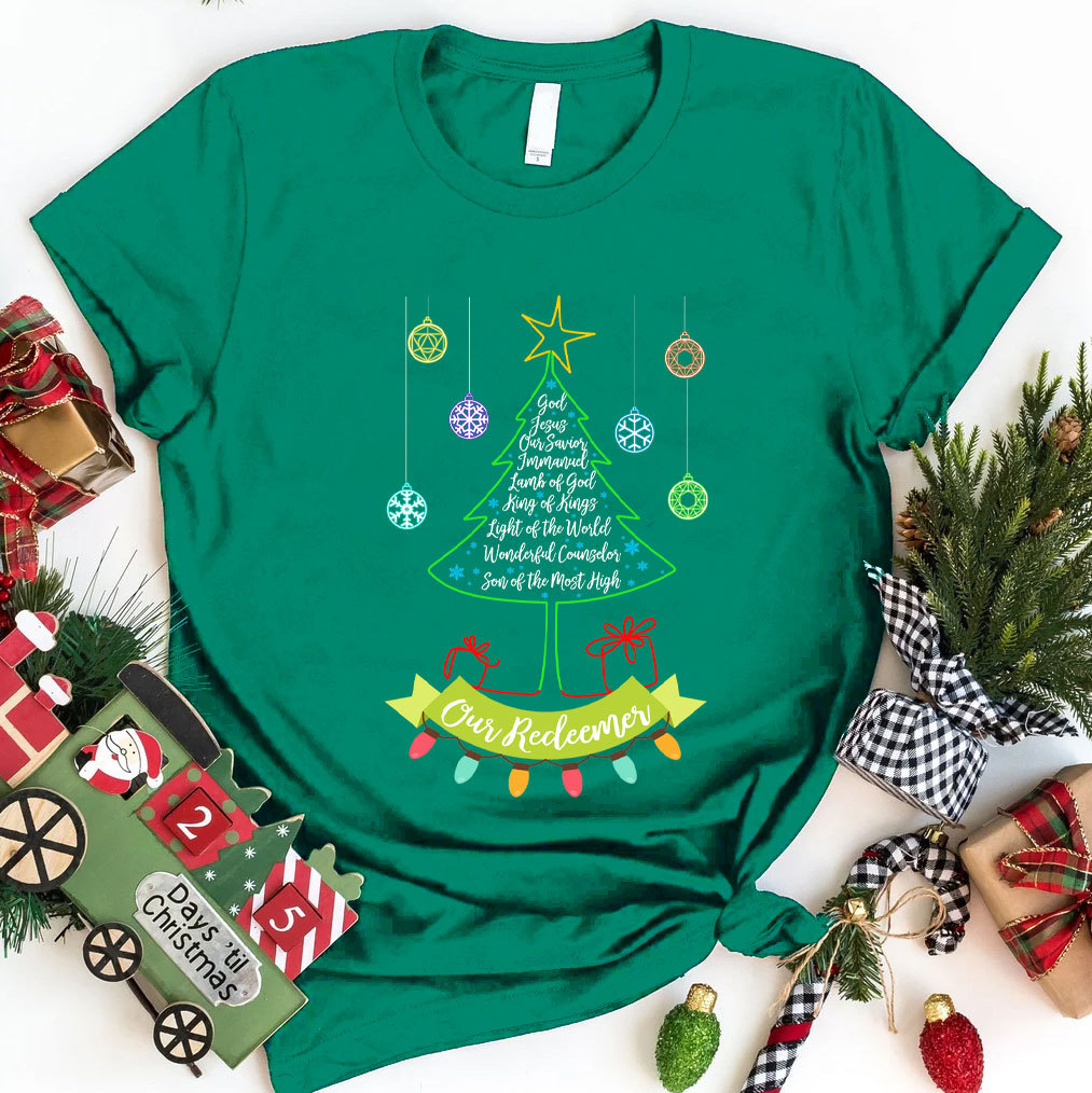 Our Redeemes Christian Christmas T-Shirt