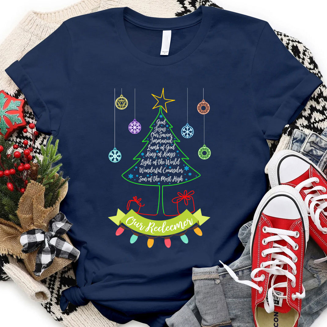 Our Redeemes Christian Christmas T-Shirt
