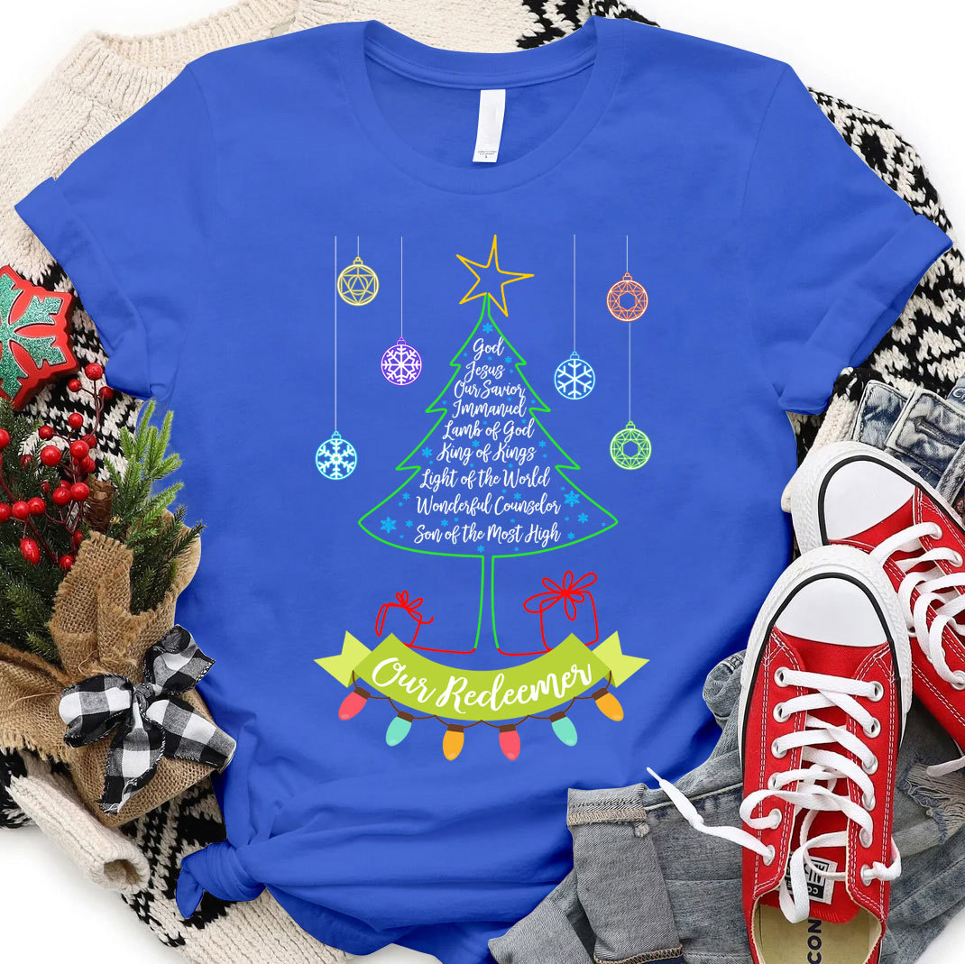 Our Redeemes Christian Christmas T-Shirt