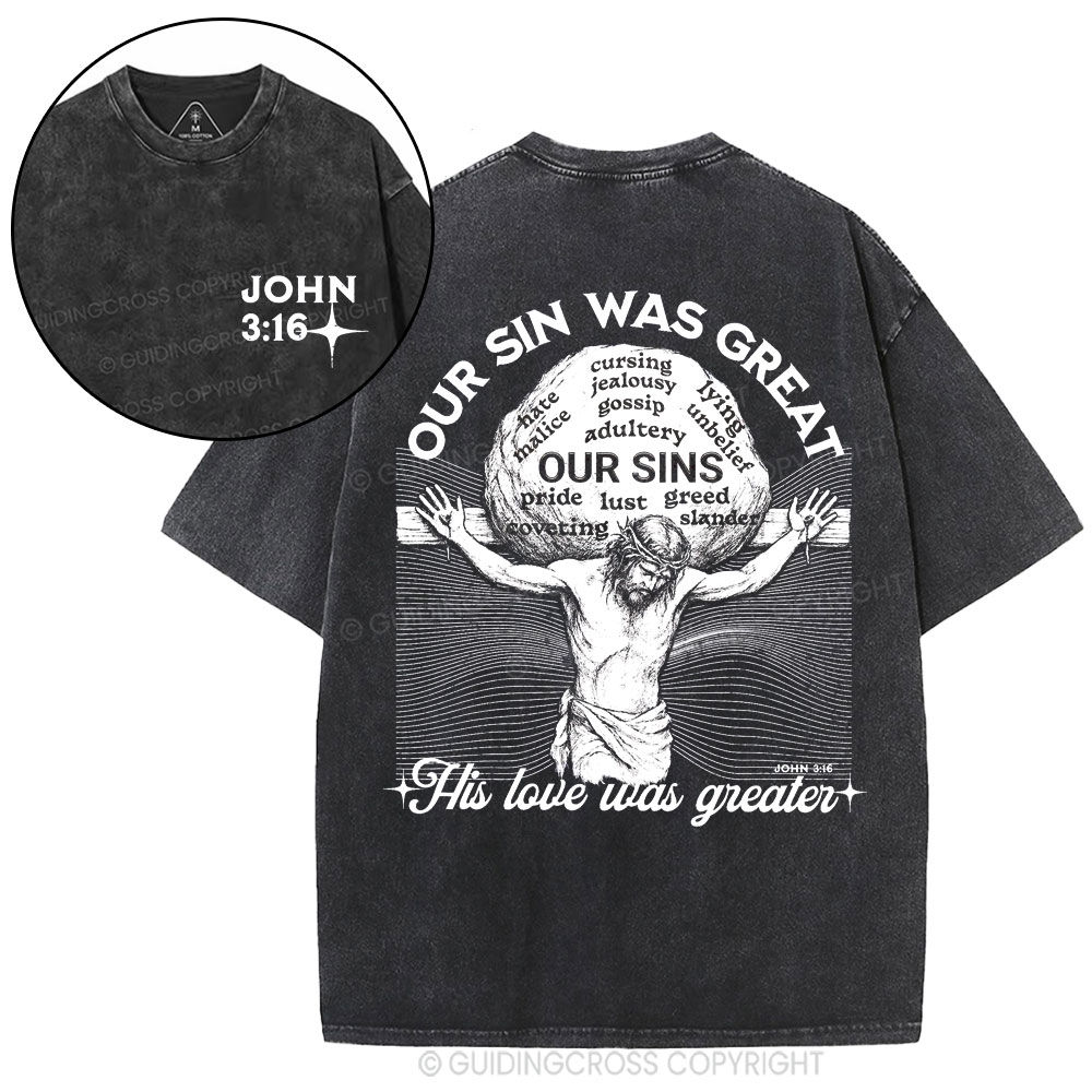 NEW-Sample Christian Washed T-Shirt Sale - GuidingCross