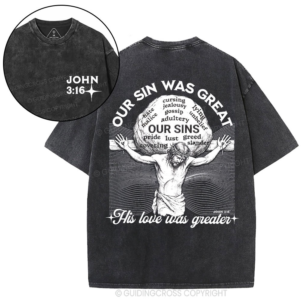 NEW-Sample Christian Washed T-Shirt Sale - GuidingCross