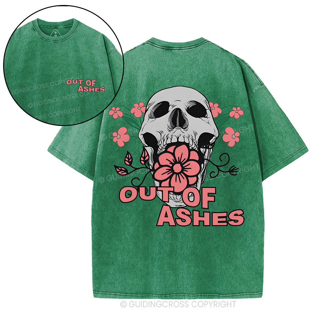 Out Of Ashes Christian Washed T-Shirt