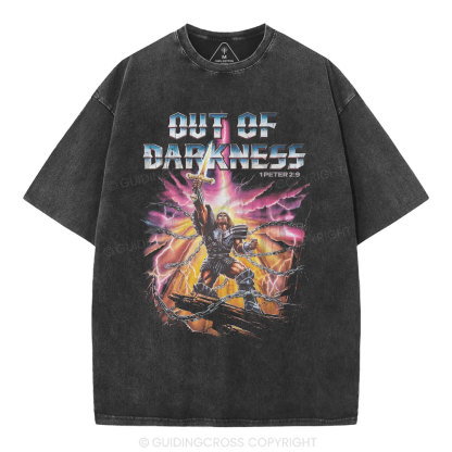 Out Of Darkness Christian Washed T-Shirt