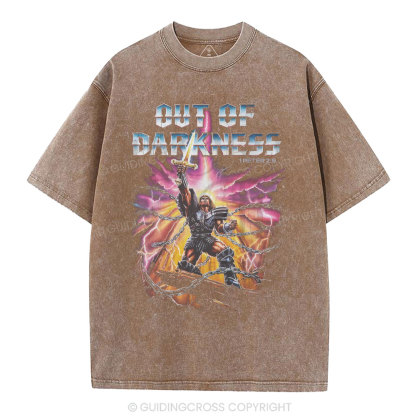 Out Of Darkness Christian Washed T-Shirt