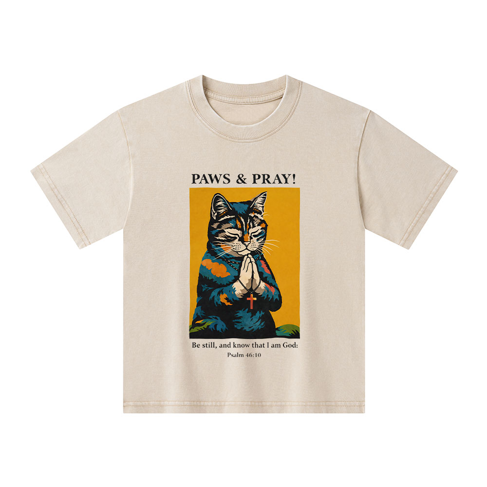 PAWS & PRAY Christian Washed T-Shirt
