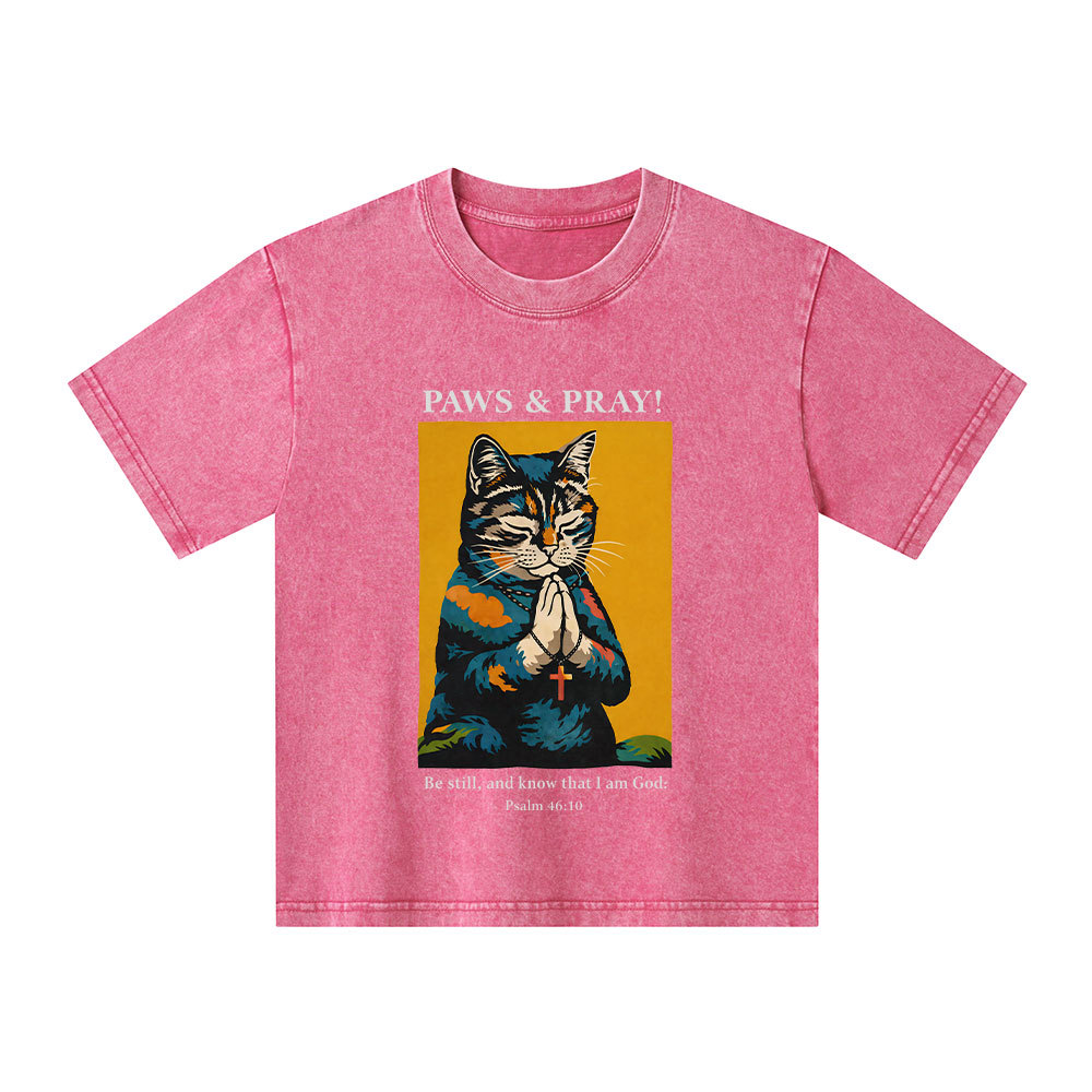 PAWS & PRAY Christian Washed T-Shirt