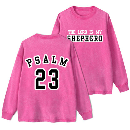 PSALM Washed Long Sleeve T-Shirt