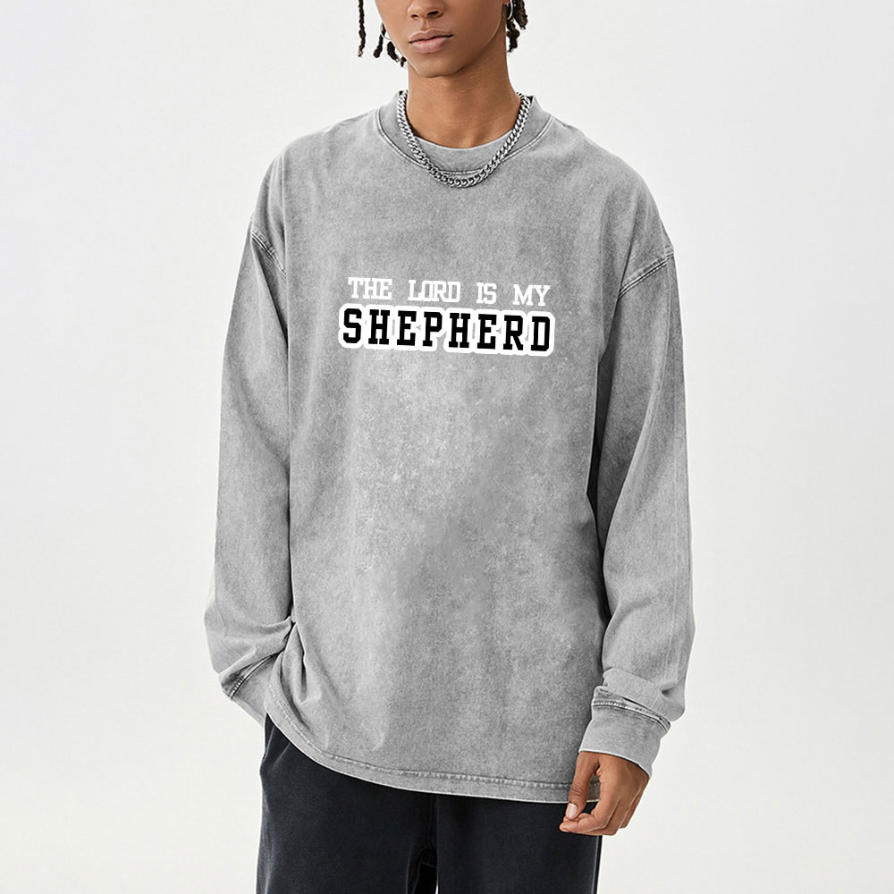 PSALM Washed Long Sleeve T-Shirt