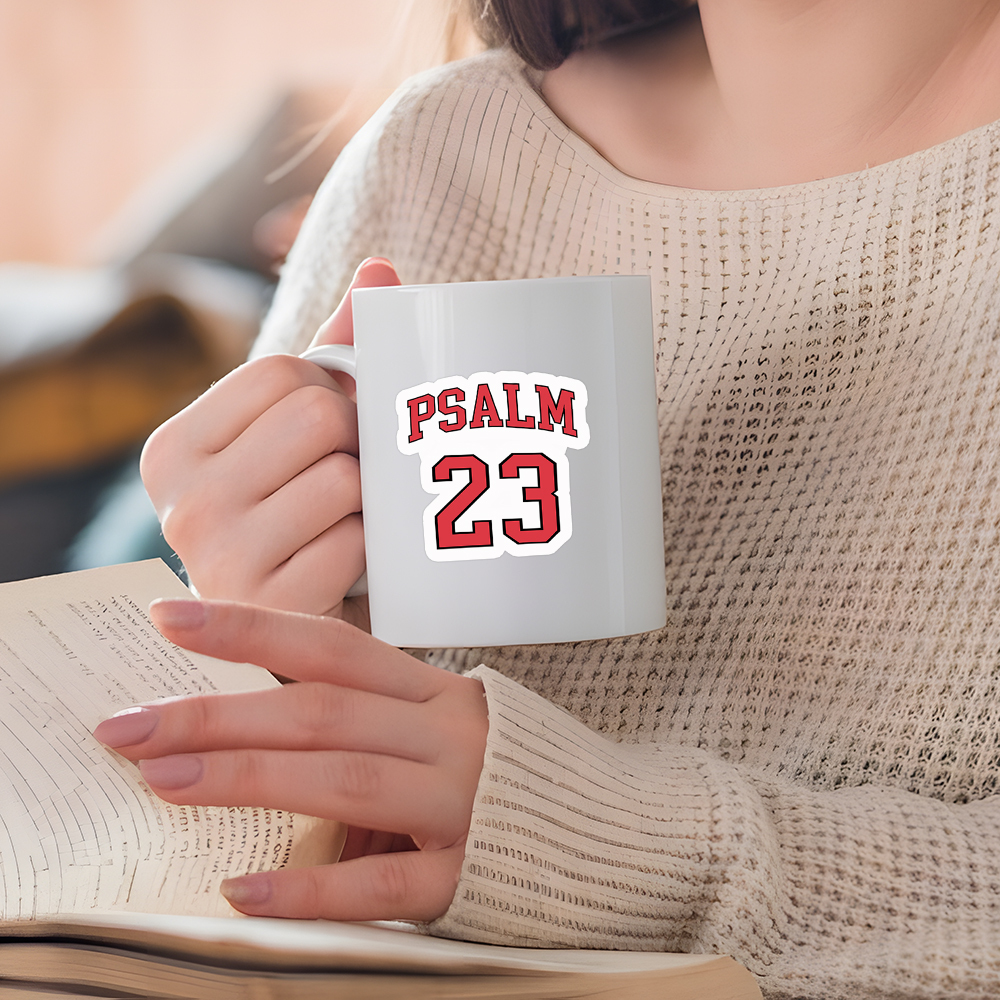 PSALM 23 Christian Stickers 