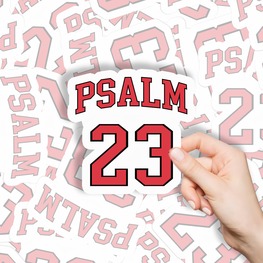 PSALM 23 Christian Stickers 