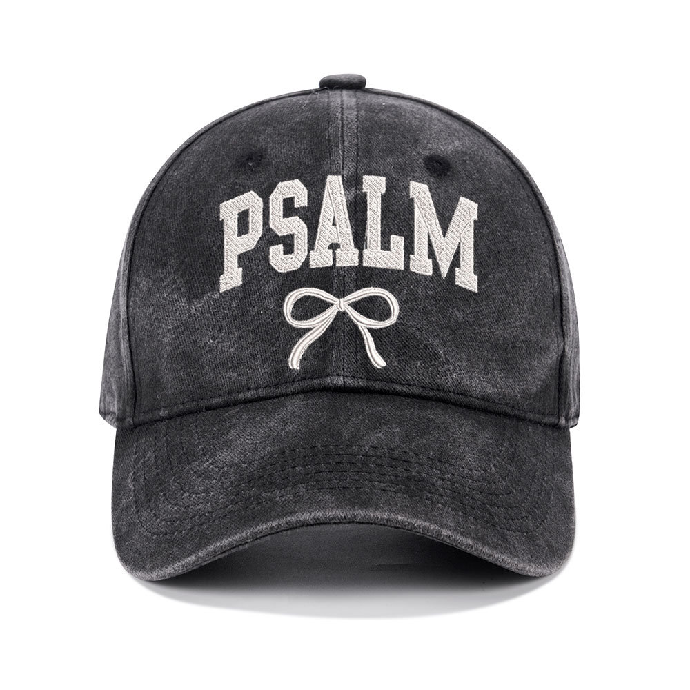 PSALM Christian Washed Hat