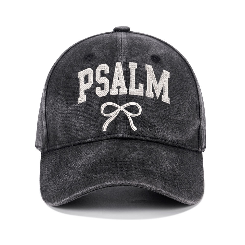 PSALM Christian Washed Hat