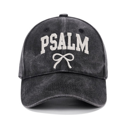 PSALM Christian Washed Hat