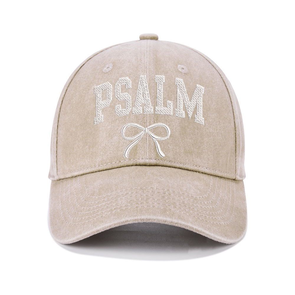 PSALM Christian Washed Hat