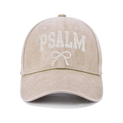 PSALM Christian Washed Hat