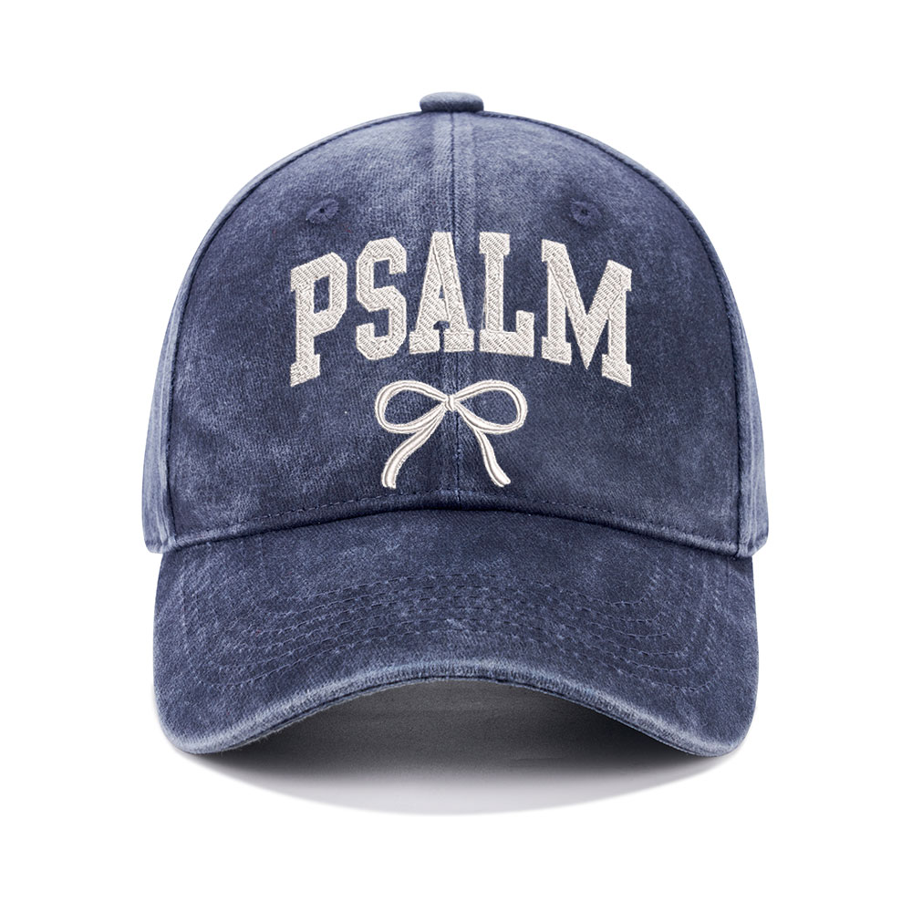 PSALM Christian Washed Hat