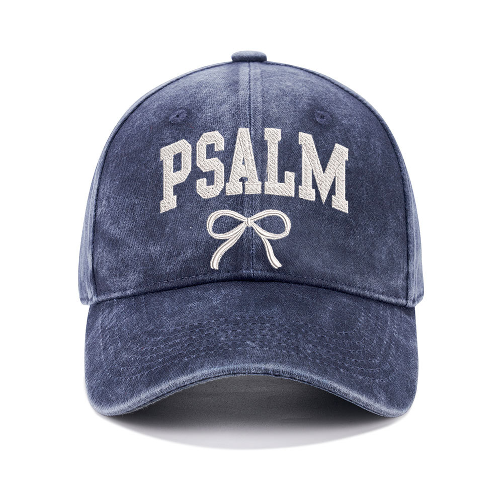 PSALM Christian Washed Hat