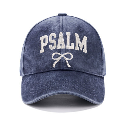 PSALM Christian Washed Hat