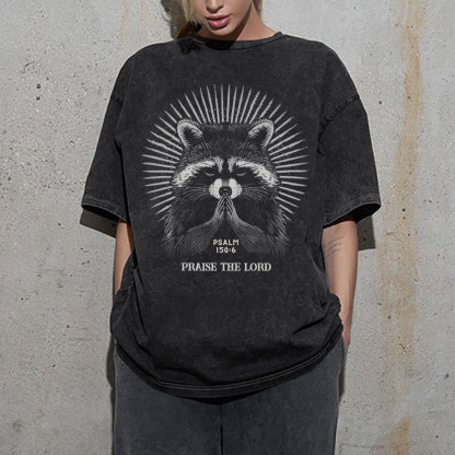 PSALM Christian Washed T-Shirt