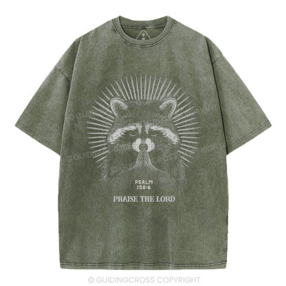 PSALM Christian Washed T-Shirt