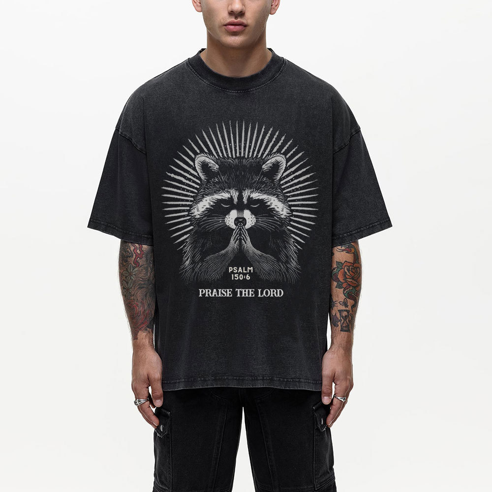 PSALM Christian Washed T-Shirt