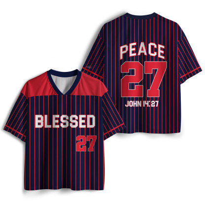 Peace And Blessed Christian Mesh Jersey
