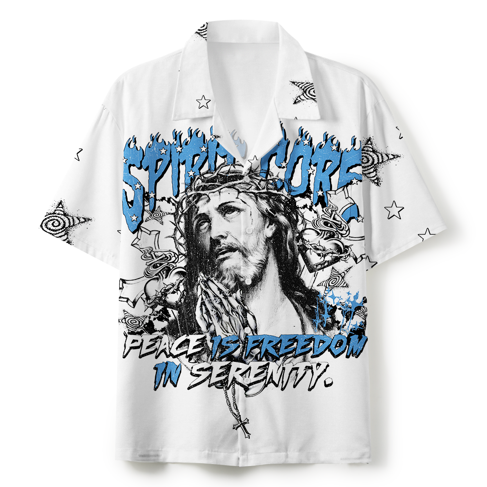 Frist Of All I'm God Pieces Christian Hawaiian Shirt Sale - GuidingCross