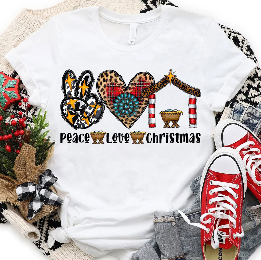 Peace And Love Christian T-Shirt