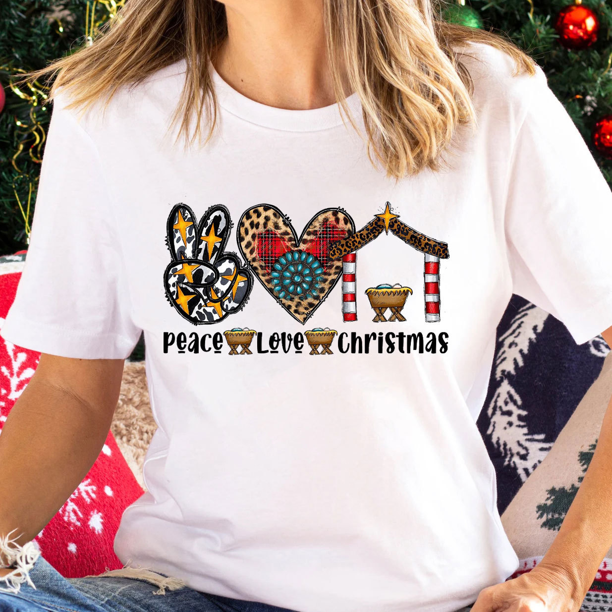 Peace And Love Christian T-Shirt